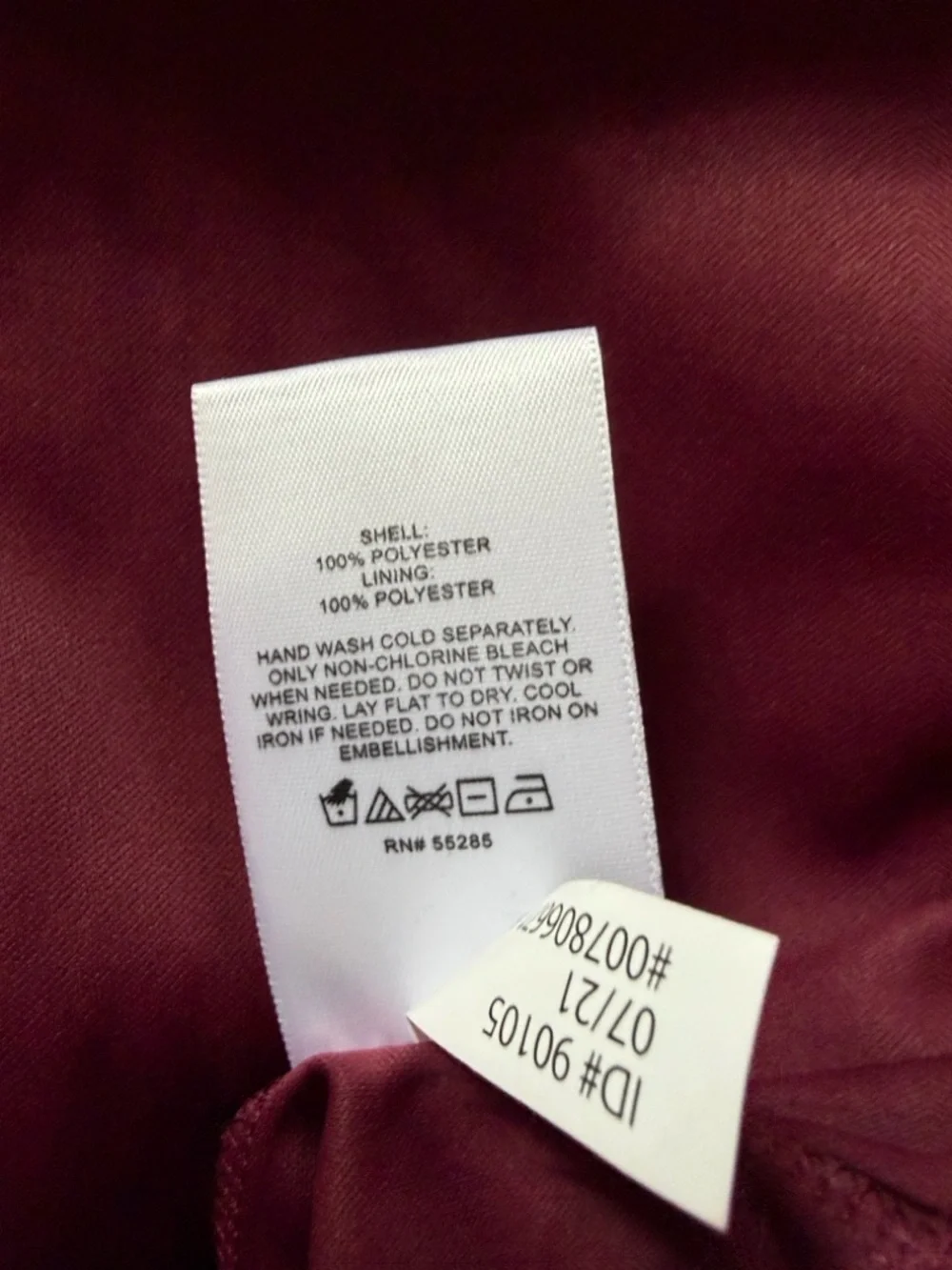 Express Burgundy Sequin Midi Dress Sz xs NWT